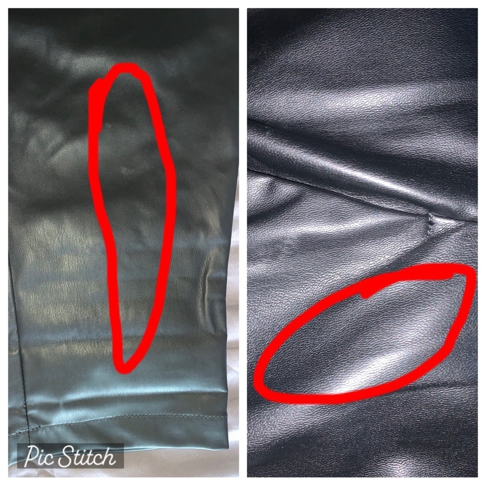 THE DROP “Faux Leather” PANTS - Picture 6 of 6
